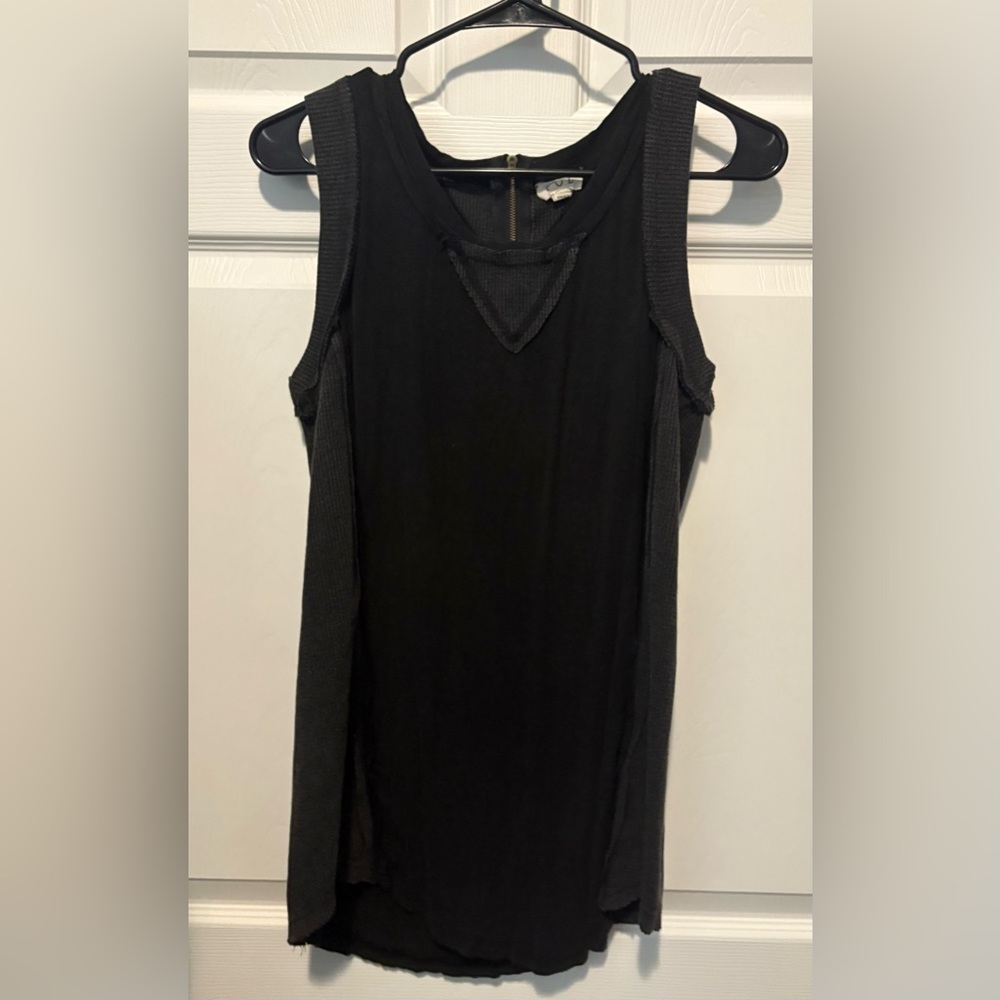 POL Black Sleeveless Tank Top